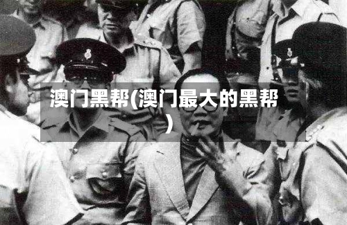 澳门黑帮(澳门最大的黑帮)