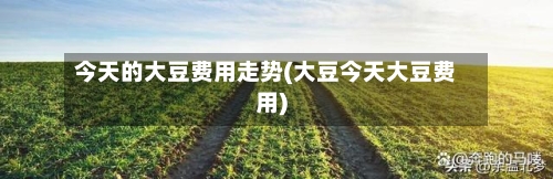今天的大豆费用走势(大豆今天大豆费用)-第1张图片