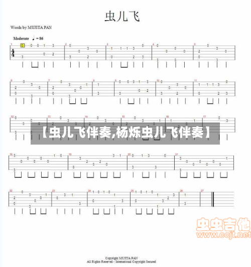 【虫儿飞伴奏,杨烁虫儿飞伴奏】-第3张图片