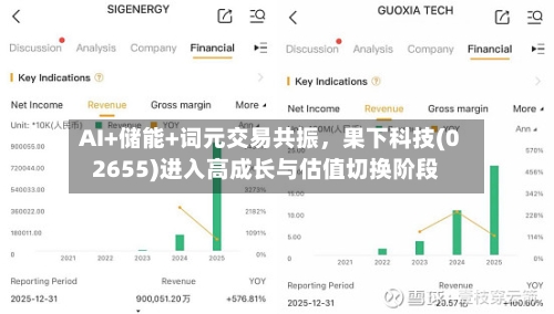 AI+储能+词元交易共振，果下科技(02655)进入高成长与估值切换阶段-第2张图片