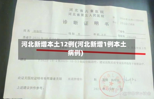 河北新增本土12例(河北新增1例本土病例)-第1张图片