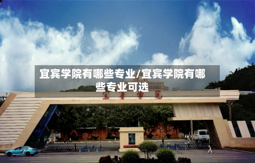 宜宾学院有哪些专业/宜宾学院有哪些专业可选-第2张图片