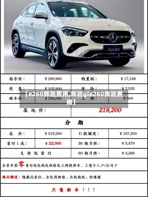 【e260奔驰费用,奔驰gle260奔驰费用】-第1张图片