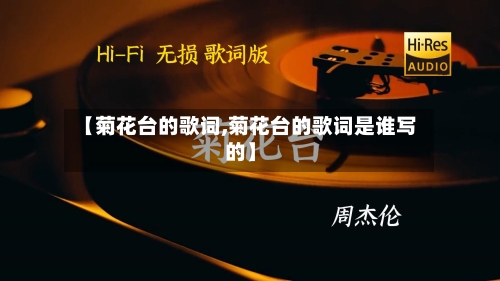【菊花台的歌词,菊花台的歌词是谁写的】-第2张图片