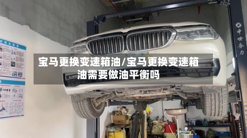 宝马更换变速箱油/宝马更换变速箱油需要做油平衡吗-第2张图片