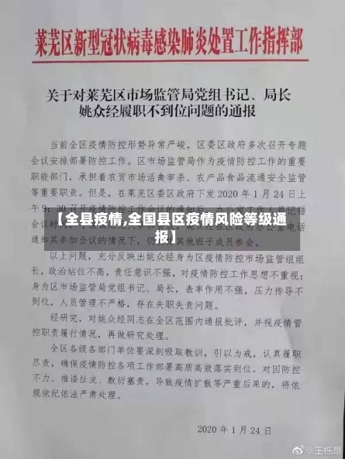 【全县疫情,全国县区疫情风险等级通报】-第1张图片
