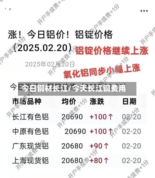 今日铜材长江/今天长江铜费用-第1张图片