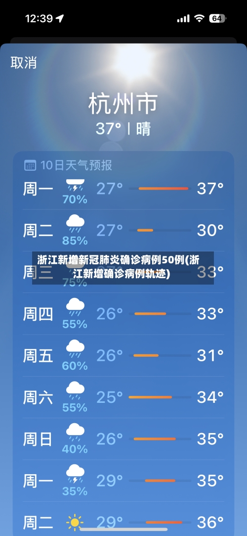 浙江新增新冠肺炎确诊病例50例(浙江新增确诊病例轨迹)-第2张图片