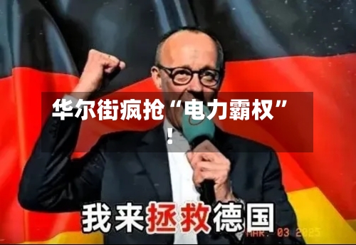 华尔街疯抢“电力霸权	”！-第2张图片