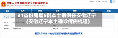 31省份新增5例本土病例在安徽辽宁(安徽辽宁本土确诊病例梳理)-第3张图片