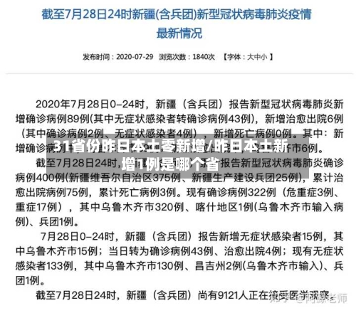 31省份昨日本土零新增/昨日本土新增1例是哪个省-第2张图片