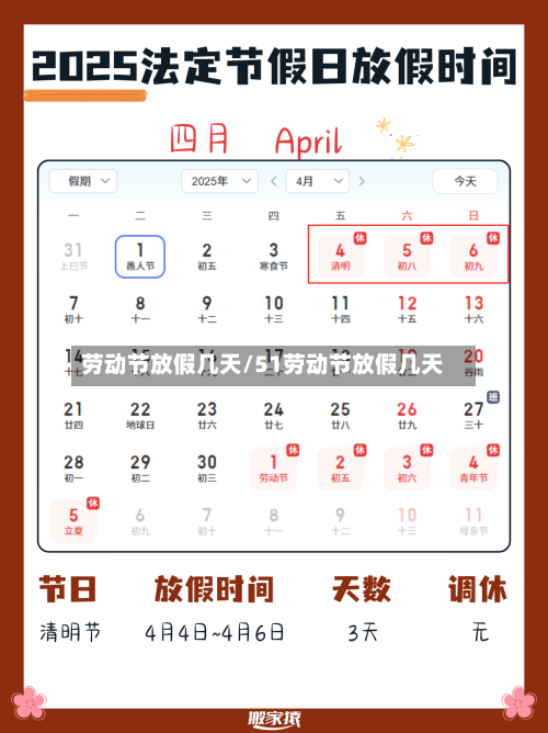 劳动节放假几天/51劳动节放假几天-第3张图片