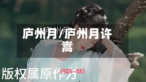 庐州月/庐州月许嵩-第2张图片