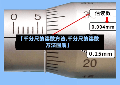 【千分尺的读数方法,千分尺的读数方法图解】-第1张图片