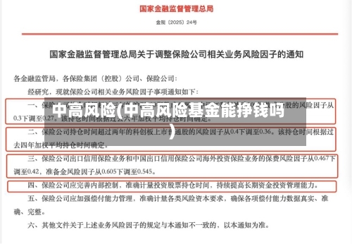 中高风险(中高风险基金能挣钱吗)-第3张图片